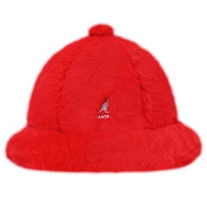 k4190st-sc613-bob-imitatiebont-vrouw-kangol-casual-scharlakenrood