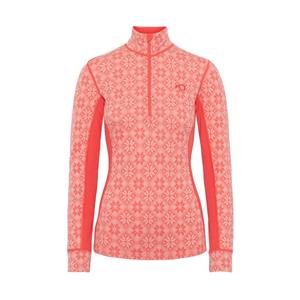622691-candy-dames-longsleeve-ondershirt-1-4-zip-kari-traa-rose-lichtrood