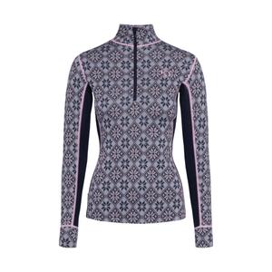 622691-roy-dames-longsleeve-ondershirt-1-4-zip-kari-traa-rose-donker-marineblauw