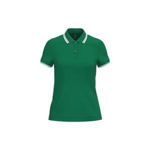 k273-kelly-green-white-poloshirt-voor-dames-met-contrasterende-biesjes-kariban-geelgroen-wit