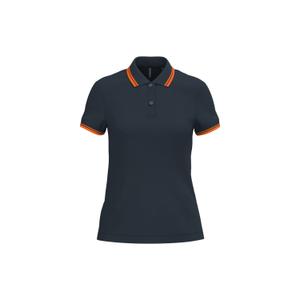 k273-navy-orange-poloshirt-voor-dames-met-contrasterende-biesjes-kariban-marine-oranje
