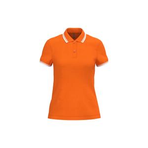 k273-orange-white-poloshirt-voor-dames-met-contrasterende-biesjes-kariban-oranje-wit