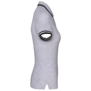 k273-oxfordgrey-black-gestreepte-polo-voor-dames-kariban-oxford-grijs-zwart