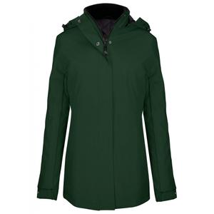 k6108-forestgreen-damesparka-kariban-bosgroen