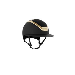 hhe0a041-357-paardrijhelm-kask-star-lady-chrome-zwart-goud