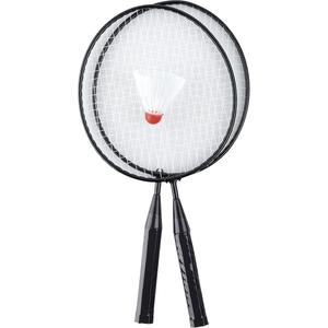 a1300236-badmintonrackets-met-korte-steel-kim-play-x2-zwart-wit-51x5x21-5-cm