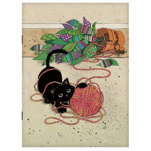cara534h10-notitieboekje-a5-kitten-kiub-bug-art-48-p-beige-groen-zwart-multikleurig-15x21x0-5-cm