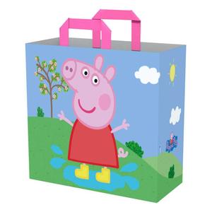 knx10209000005-boodschappentas-konix-peppa-pig-peppa-blauw-groen-45x40x20-cm