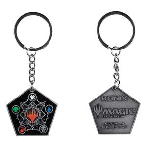 knx78441121183-set-van-5-sleutelhangers-konix-magic-the-gathering-zwart-grijs-tu
