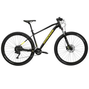 537618-mountainbike-kross-level-2-0-zwart-geel