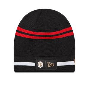 23csto404poi-acryl-beanie-stade-toulousain-zwart-rood-tu