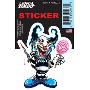 143364-motorfiets-stickers-lethal-threat-mini-vilain-clown-blauw-60x80-mm