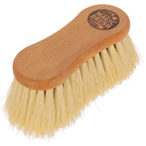 3229056-zachte-reinigingsborstel-voor-paarden-magicbrush-geel-7-cm