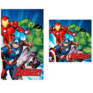 8435631300533-katoenen-badhanddoek-marvel-avengers-x2-veelkleurig-30x50-cm