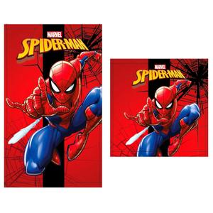 8435631345473-badhanddoek-marvel-marvel-spiderman-x2-rood-30x50-cm