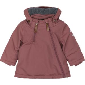 1669ml-1-rose-brown-baby-jas-met-capuchon-mikk-line-solid-bruin-roze