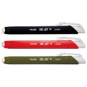 132100-automatische-gomhouder-2-gommen-milan-zwart-rood-groen-tu