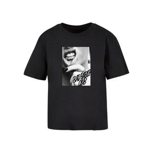 mst078-00007-dames-t-shirt-miss-tee-lip-tattoo-zwart