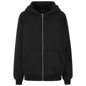 mst280-00007-zachte-vrouwen-hoodie-met-rits-miss-tee-peace-sign-emb-zwart