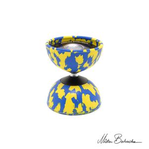 jdam-gjaune-bleu-diabolo-mister-babache-arlequin-geel-blauw-100x115-mm