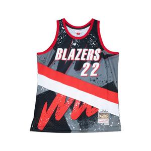 tfsm1253-ptb91cdrblck-nba-shirt-portland-trail-blazers-hyper-hoops-swingman-1991-clyde-drexler-zwart