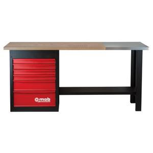 9611050601-werkbank-met-6-laden-plaat-mob-zwart-rood-2-m