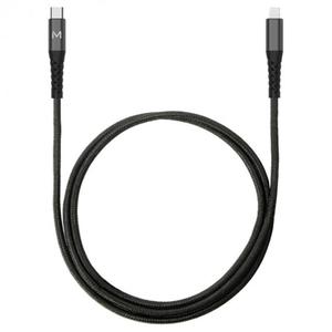 524825-usb-c-kabel-mobilis-lightning-iphone-zwart-1-m