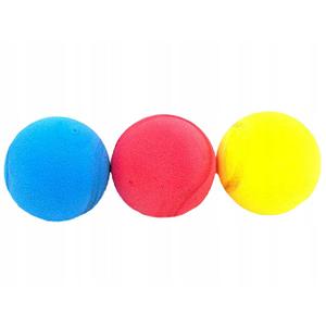 a0904851-schuimrubberen-tennisballen-voor-kinderen-mondo-spa-x3-veelkleurig-7x7x7-cm