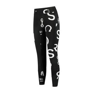 1583-001-dameslegging-met-volledige-grip-mrs-ros-jet-set-logo-zwart