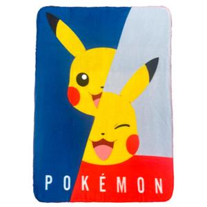 3760167658403-fleecedeken-voor-kinderen-nintendo-pokemon-pikachu-blauw-100x140-cm
