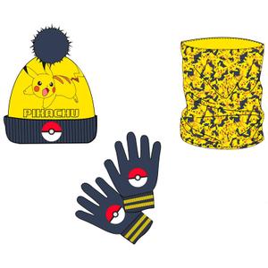 8436580114479-sjaal-muts-en-handschoenen-nintendo-pokemon-pikachu-geel-zwart-tu