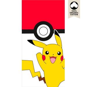 8436580114592-katoenen-strandlaken-nintendo-pokemon-pikachu-pokeball-veelkleurig-140x70-cm