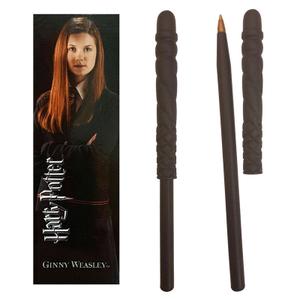 849421004002-baguette-pen-en-bladwijzer-noble-collection-harry-potter-ginny-weasley-bruine-tu