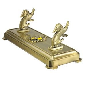 849421004088-hengelhouder-noble-collection-harry-potter-hufflepuff-gouden-20x8x8-cm