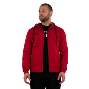 ns-ss24-mh2-crm-hooded-sweatshirt-met-rits-northern-spirit-cover-karmijn-rood