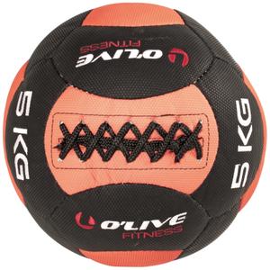 k3384-trainingsbal-o-live-fitness-functional-rood-zwart-5-kg