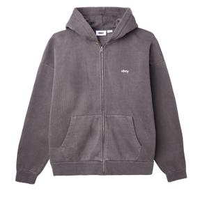 112460019dib-capuchon-met-rits-obey-lowercase-pigment-zwart