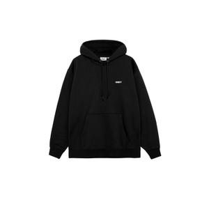 112844193blk-hoodie-obey-quarter-icon-zwart