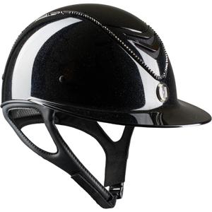 1k12010001-paardrijhelm-meisje-onek-swarowski-lux-shimmer-zwart-glanzend
