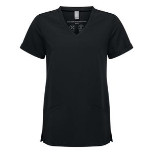 nn310-black-stretchtuniek-met-korte-mouwen-voor-dames-onna-zwart
