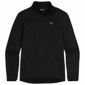 3005010001006-blck-fleece-sweatshirt-met-halve-rits-outdoor-research-vigor-grid-zwart