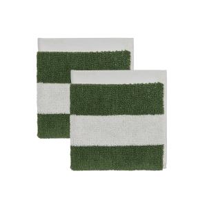 l300651-washandje-van-biologisch-katoen-oyoy-living-design-x2-groene-30x30x0-5-cm