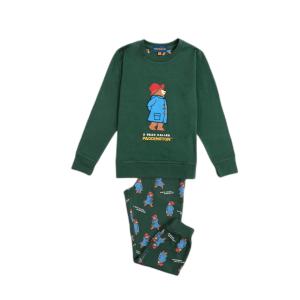 62871-0-000359-pyjama-met-lange-mouwen-voor-kinderen-paddington-marmalade-verde