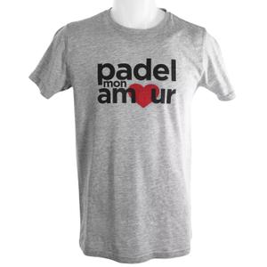 t-shirt-coton-gris-t-shirt-padel-mon-amour-grijs