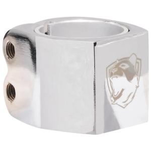 pan-db-chr-dubbele-klem-voor-scooter-panda-v2-pro-chroom-35-mm