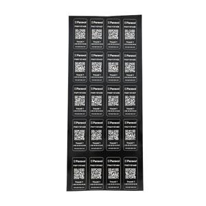 532414-identificatielabels-paravol-x20-zwart-2x5-cm