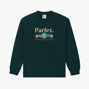 parss24068-sweatshirt-parlez-reefer-crew-diepgroen