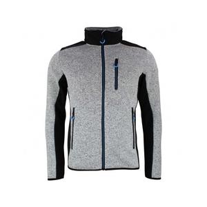 cevira-yu-gris-clair-chine-fleece-met-rits-peak-mountain-cevira-lichtgrijs-gevlekt