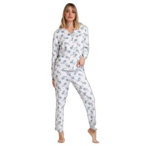 62424-0-000001-open-pyjama-met-lange-mouwen-voor-dames-peanuts-let-it-snow-blanco