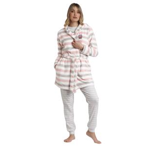 67121-0-000600-warme-lange-mouwen-damesrobe-peanuts-snoopy-friends-wit-roze-grijs